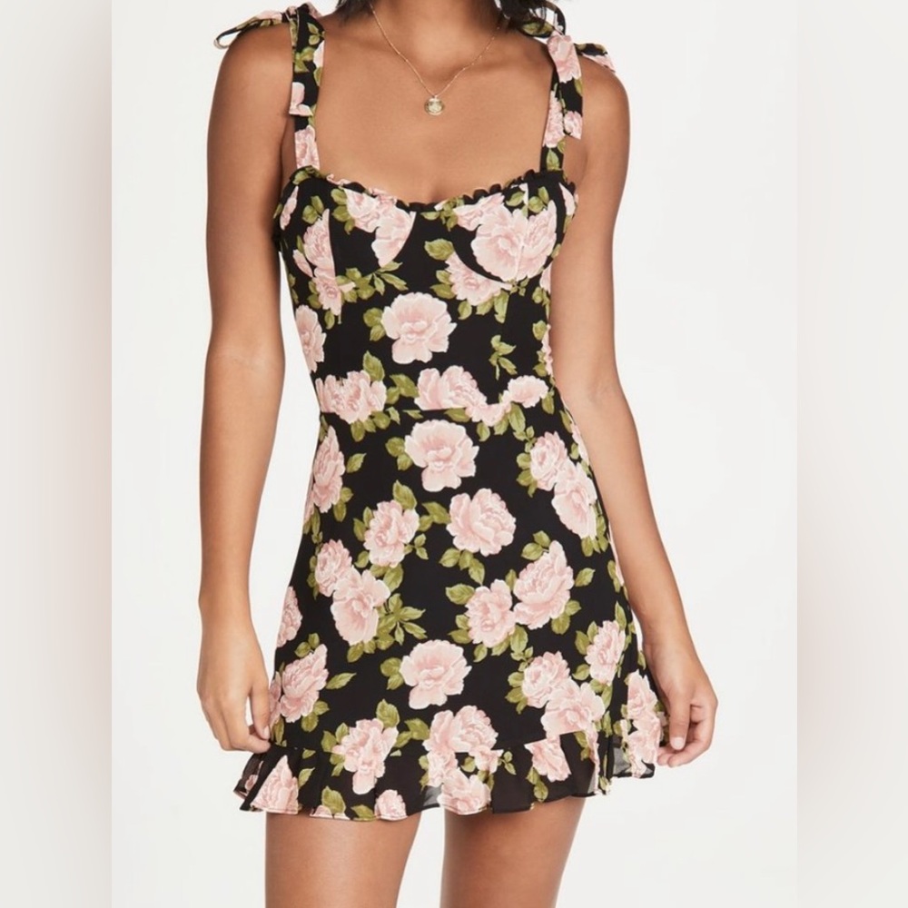 Reformation | Size 10 Christine Mini Dress in Rosalia